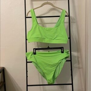 SKIMS Neon Green bikini